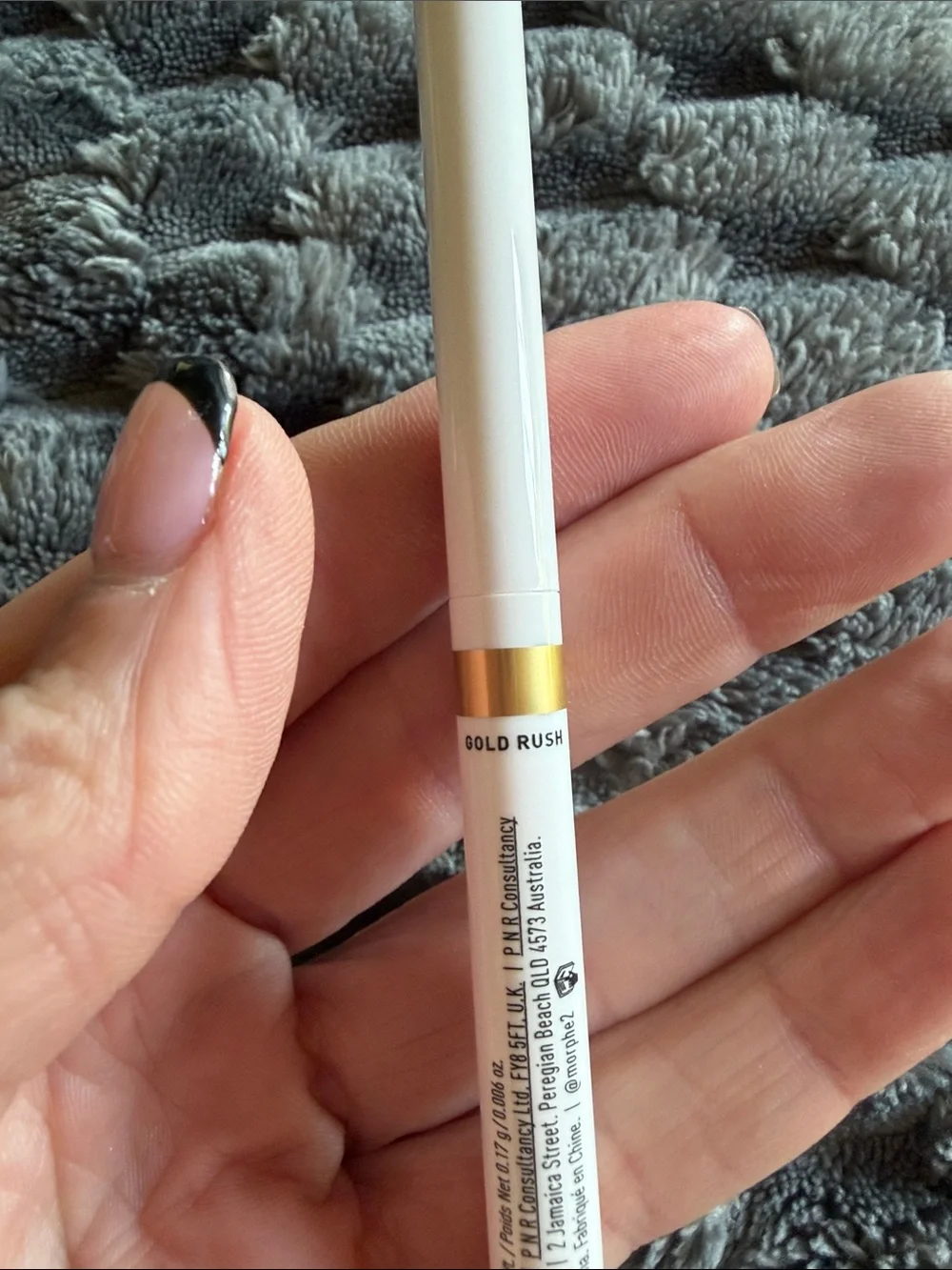 Morphe White and Gold Gel Eyeliner Pencil
